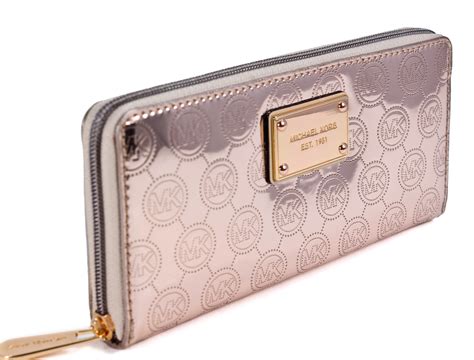 michael kors metallic rose gold wallet|Amazon.com: Michael Kors Rose Gold Wallet.